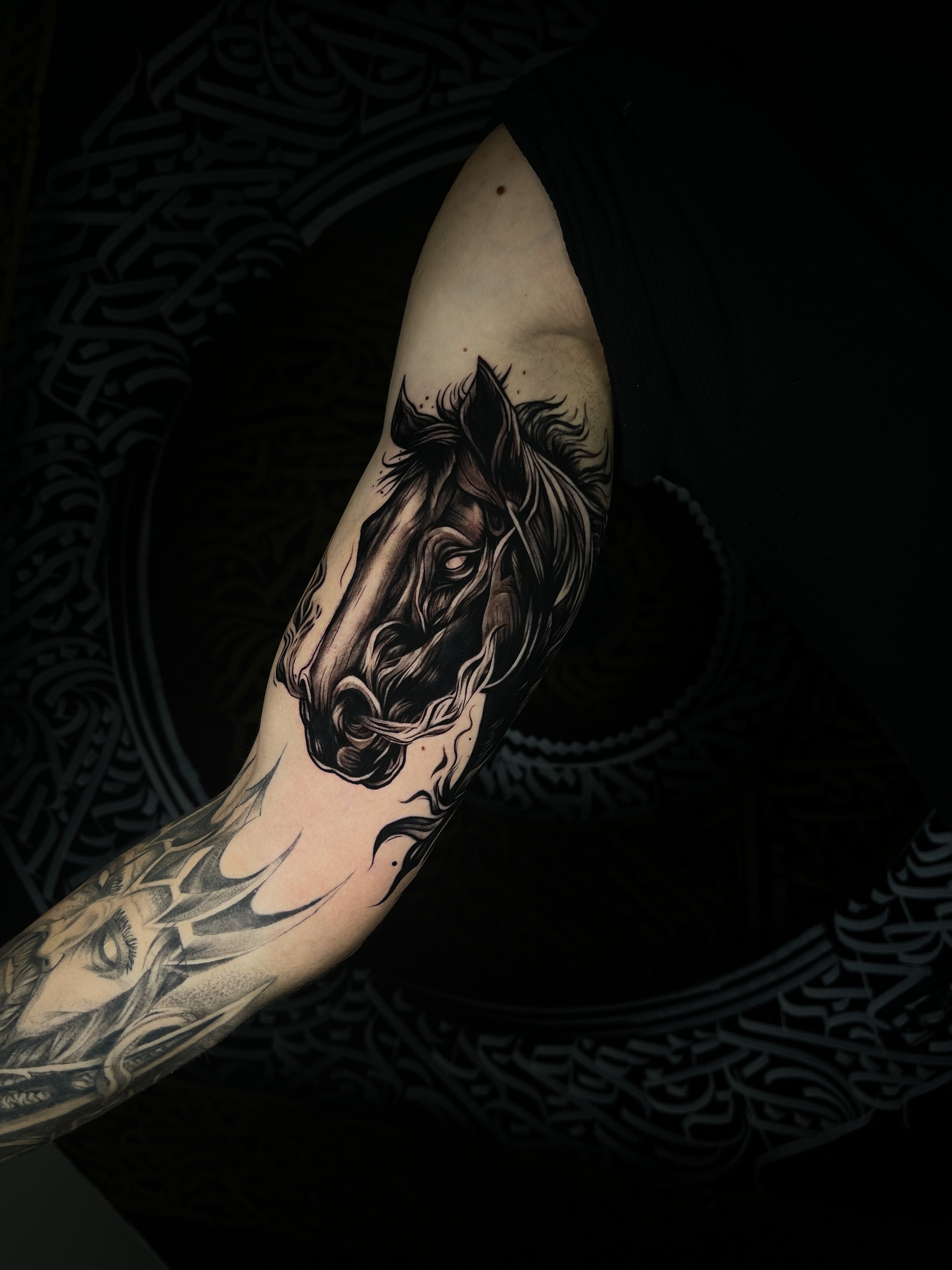 Black and Grey tattoo 18